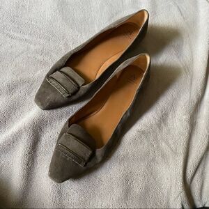 Aquatalia Gray Career Wear Flats